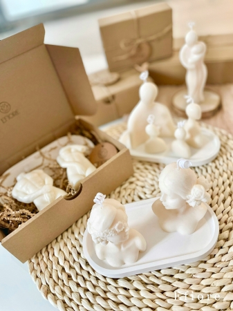 Dárkový eko boxík sójových svíček - ženy