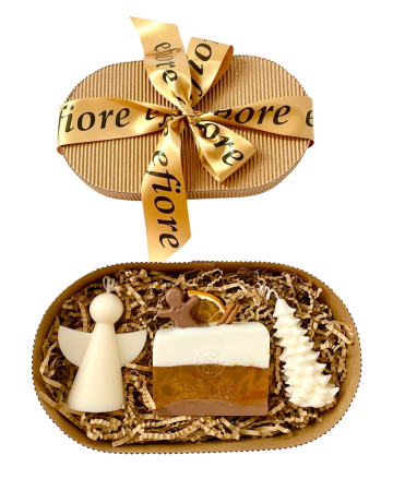 Svíčka lesní stromeček z přírodního sójového vosku