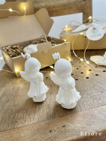 Andělský dekorační vánoční eko boxík provoněný perníčky a jablkem se skořicí/Andělka