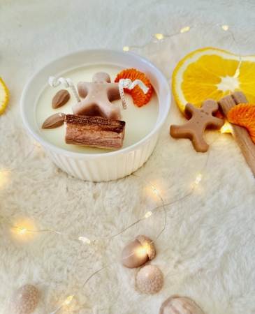 Sójová svíčka v bílé misce