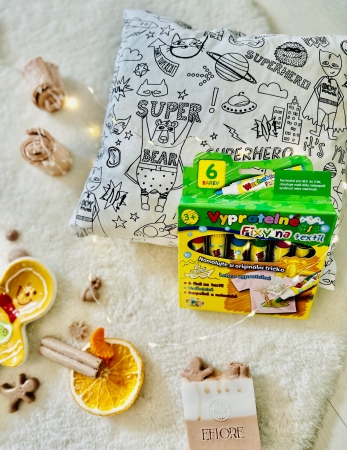 Vánoční malovací polštářek