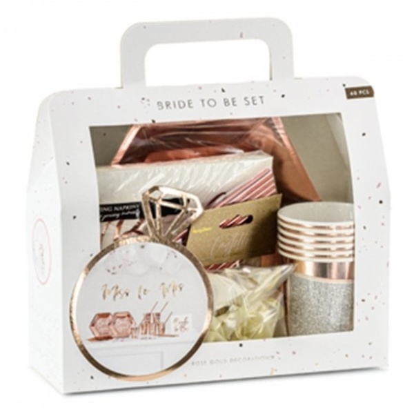 Párty set Rozlučka se svobodou, rose gold