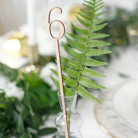 Čísla stolů dřevěná