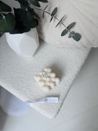 Srdce kostka sójová svíčka