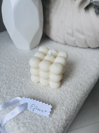 Kostka velká sójová svíčka