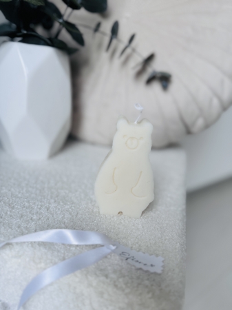 Medvídek Béďa sójová svíčka