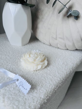 Pivoňka květ sójová svíčka