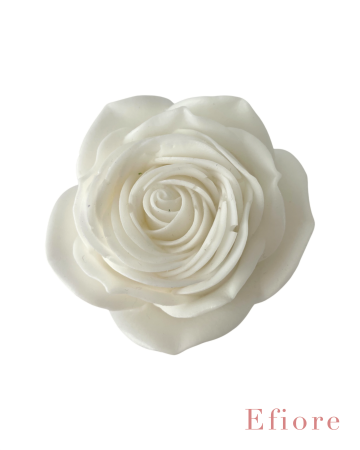 Mýdlový květ růže Princess - bílý