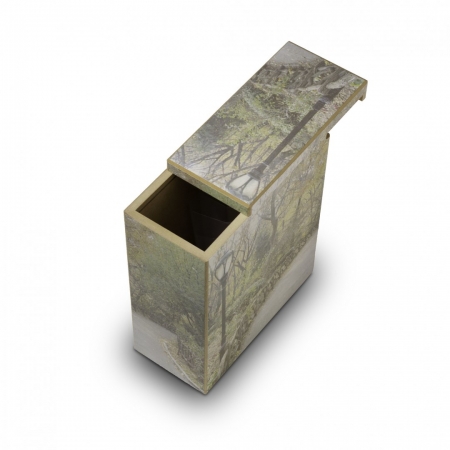 Dřevěná urna MDF - kámen